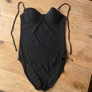 J Crew Black One Piece